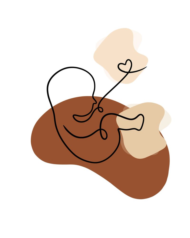Bébé minimaliste alu dibond de YSV MINIMALIST