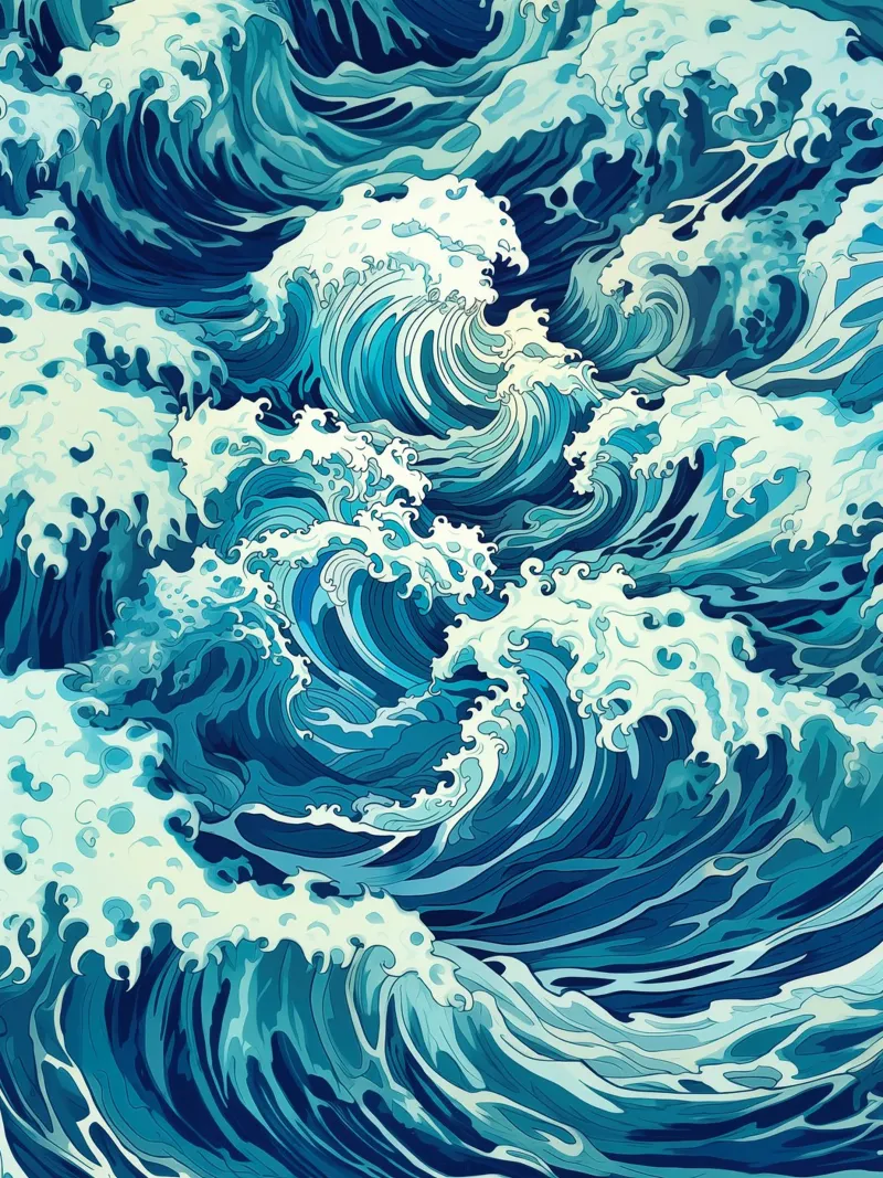 Modello mimetico Ocean Wave pellicola backlit da Autofocus