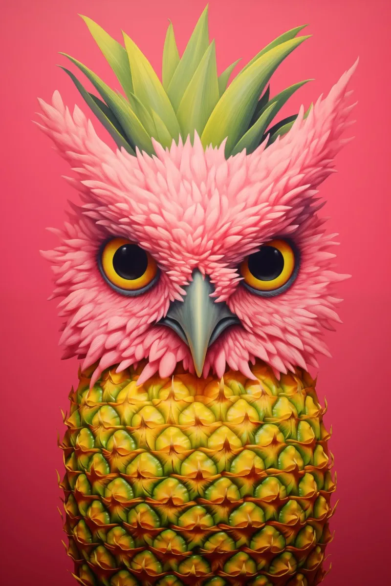 Ananas-Eule Design pellicola backlit da Autofocus