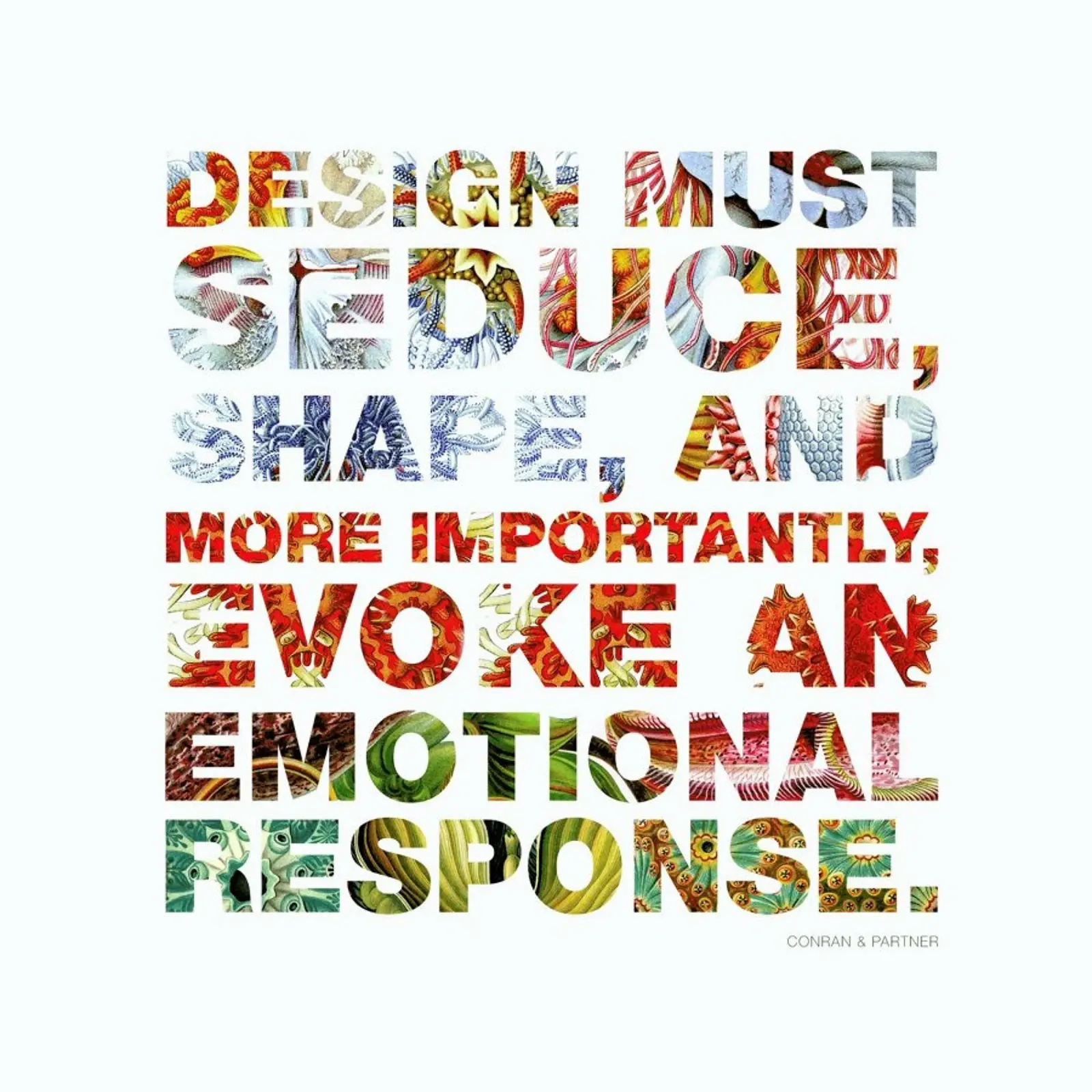 Creativesentenses 4 poster con telaio in legno da Mr Cup