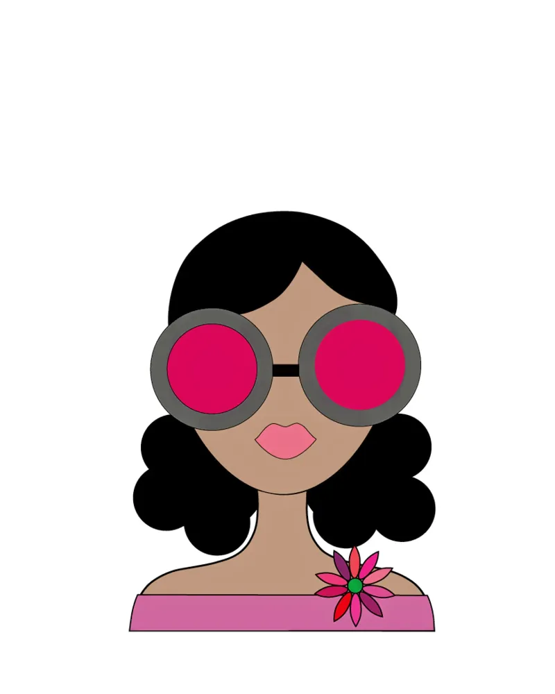 Sunglasses canvas by SunflowerDE