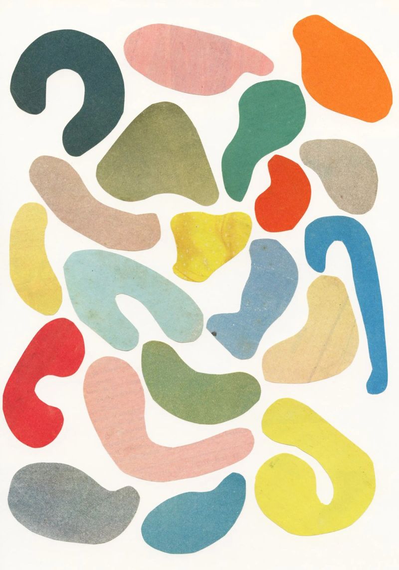Organic poster by Cassia Beck Collage
