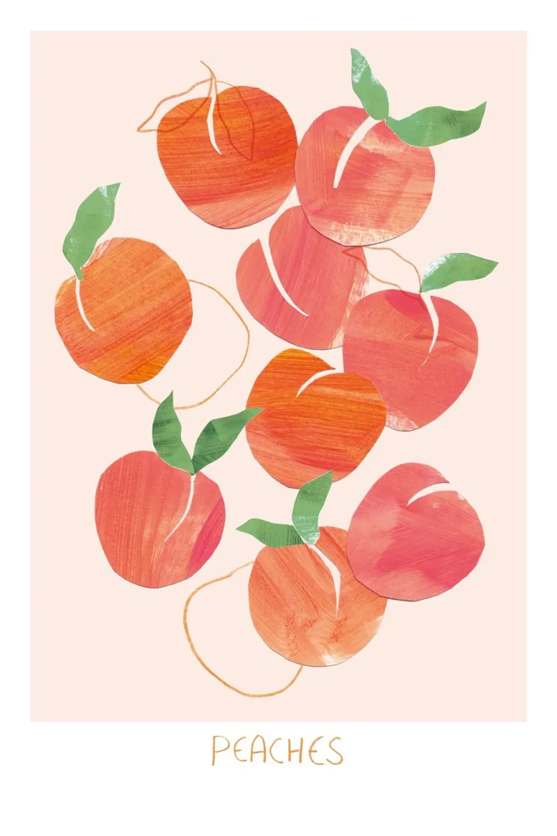 Peaches carta hahnemühle da Farina Kuklinski
