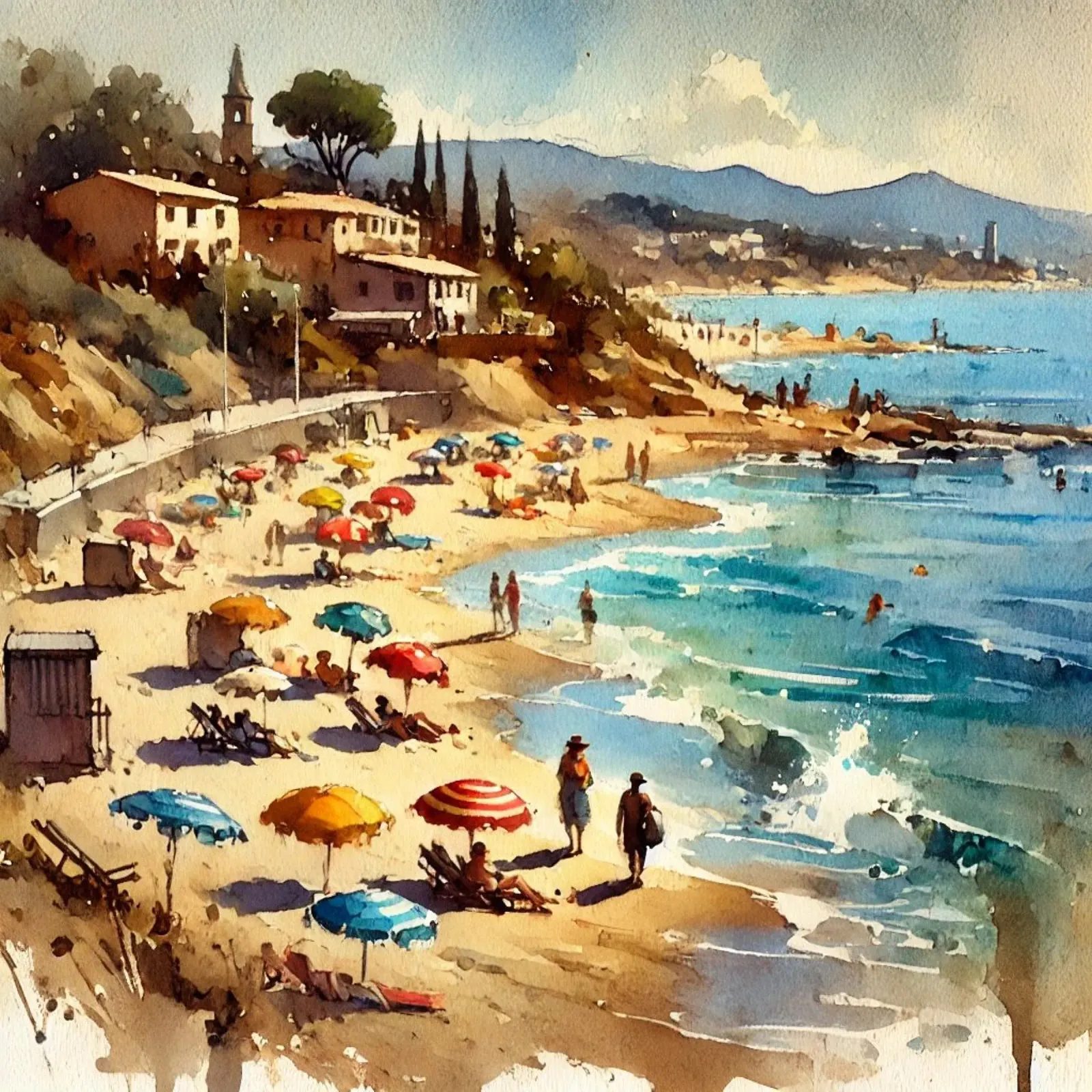 Spiaggia di Spagna alluminio dibond da Travel with Chris