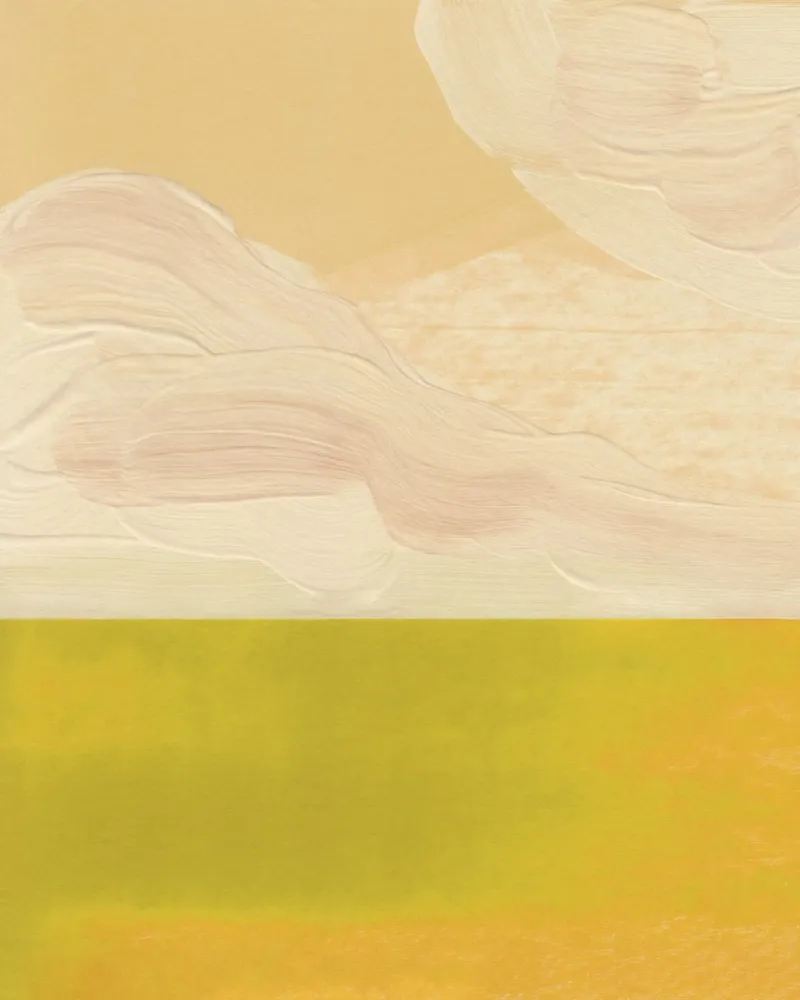 Endless Fields canvas with Floater frame by Alisa Galitsyna