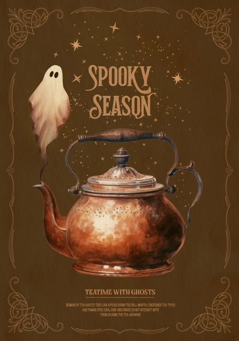 Spooky Season tela da Luna & Noctua