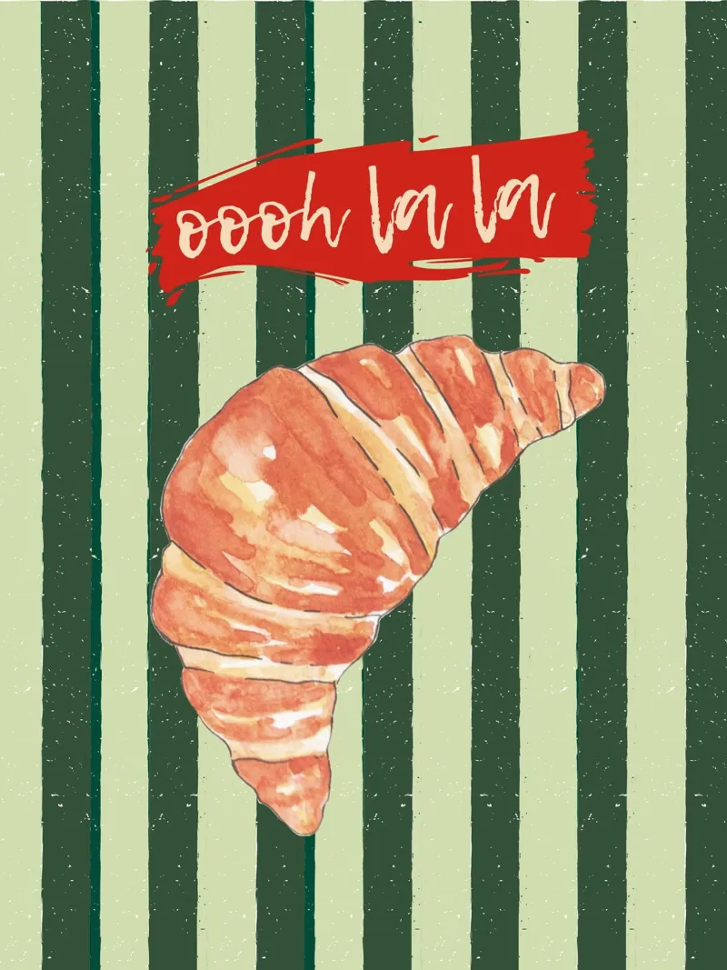 Oooh la la poster con telaio in alluminio da ArtDesign by KBK