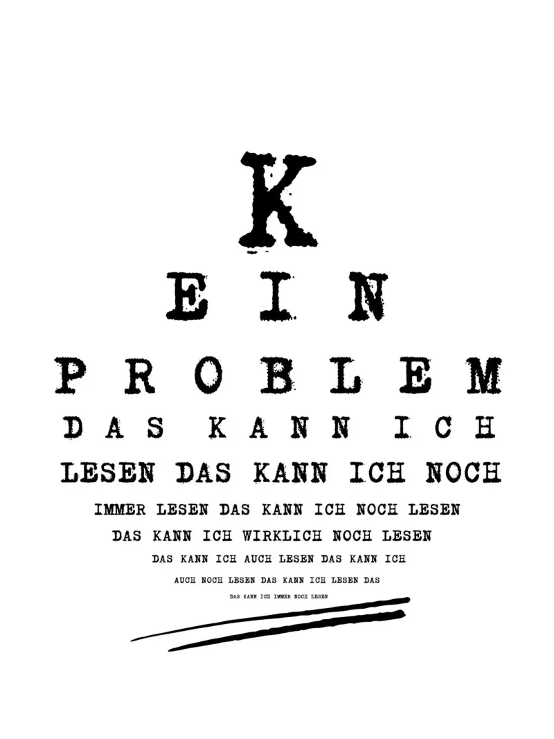 No problem, I can still read that... poster with aluminum frame by ArtDesign by KBK