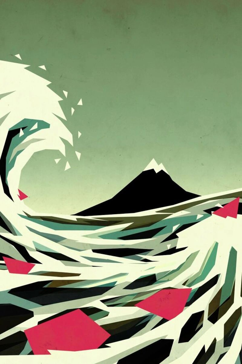 Go with the flow poster da Yetiland