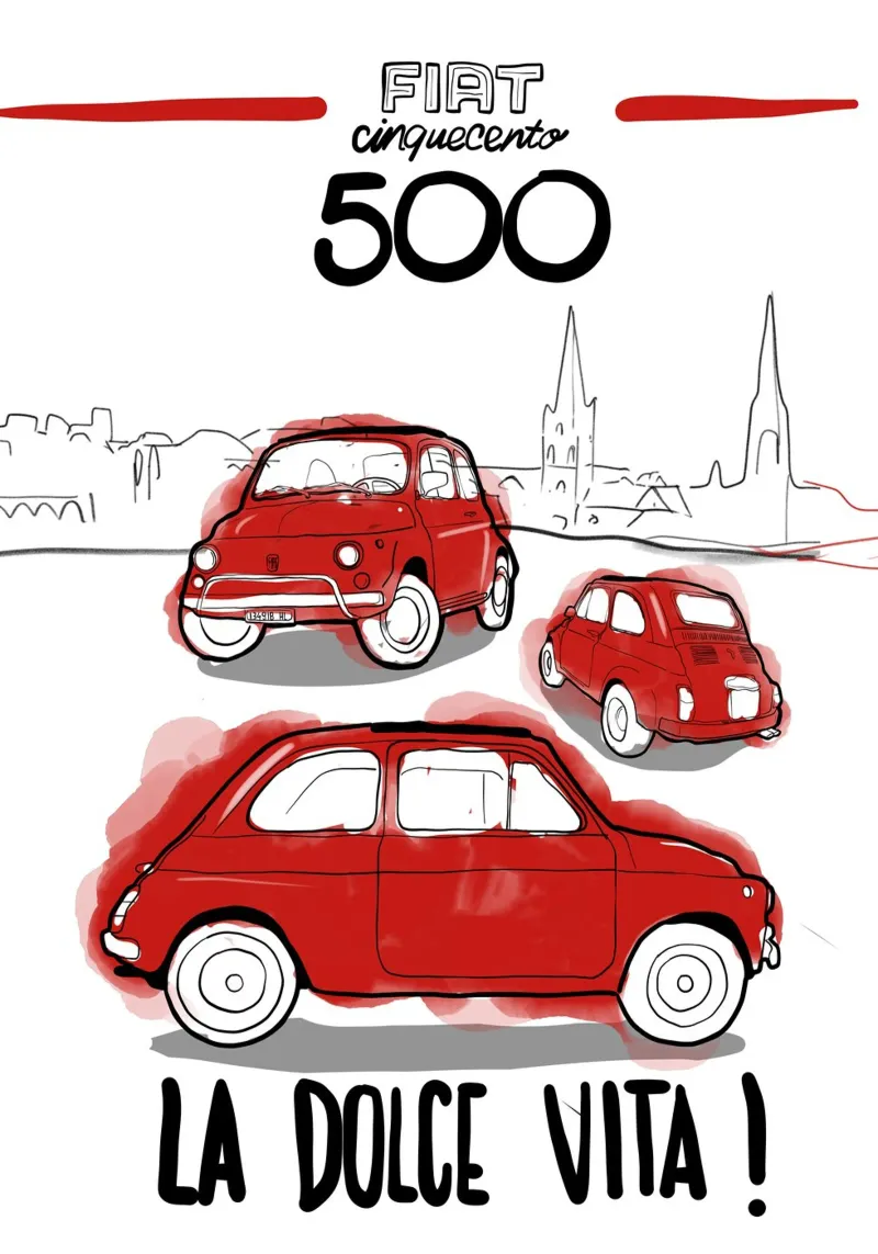 Cinquecento plexiglass da GrayPixel