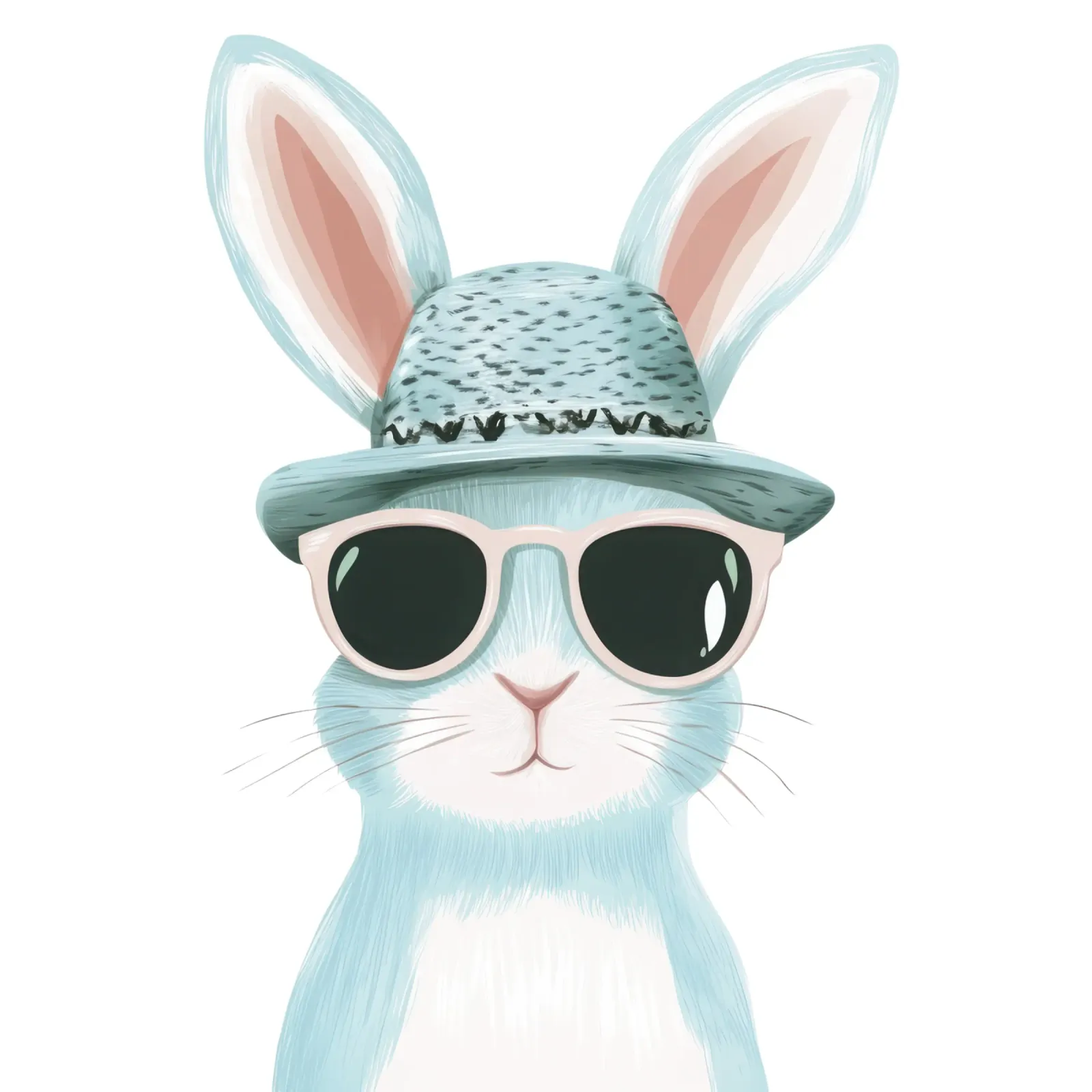 Cute Rabbit 6 pellicola backlit da So Cute Land - Affiches et posters