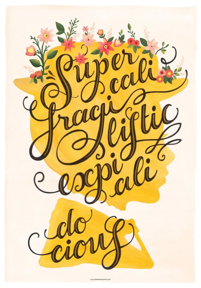 Supercalifragilisticexpialidocious - Draw Me A Song Project poster da Nour Tohme