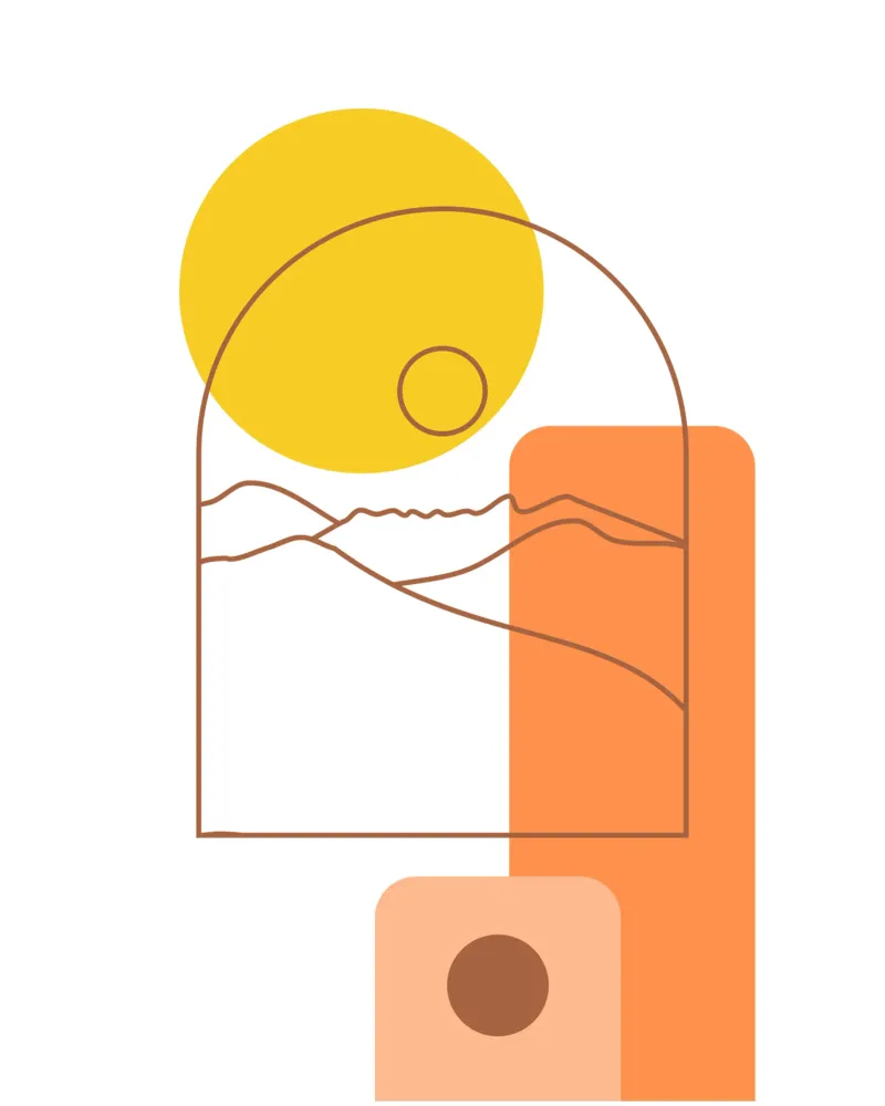 Natura crepuscolare minimalista carta hahnemühle da YSV MINIMALIST