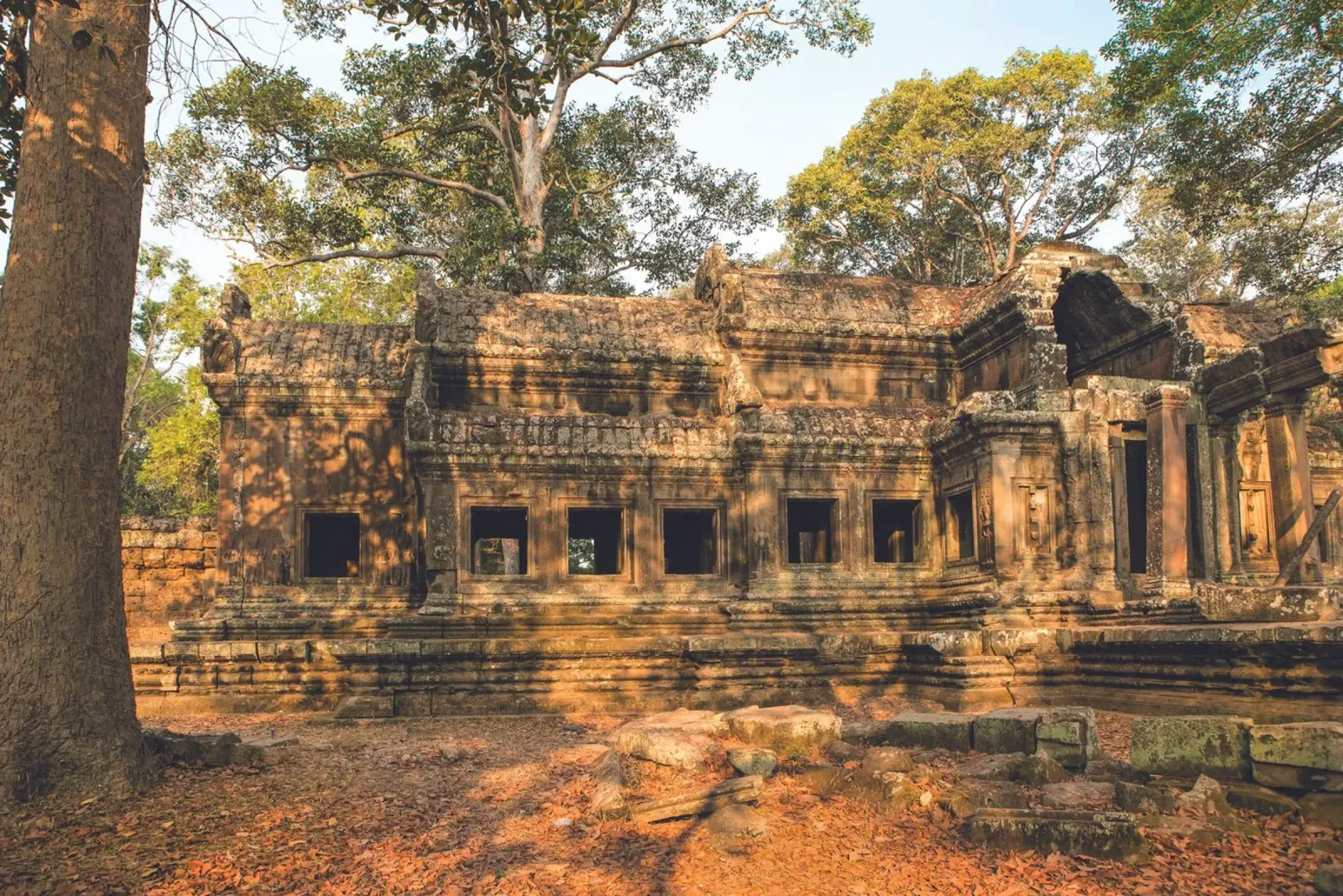 Angkor Wat pellicola backlit da Dave Hare Photography