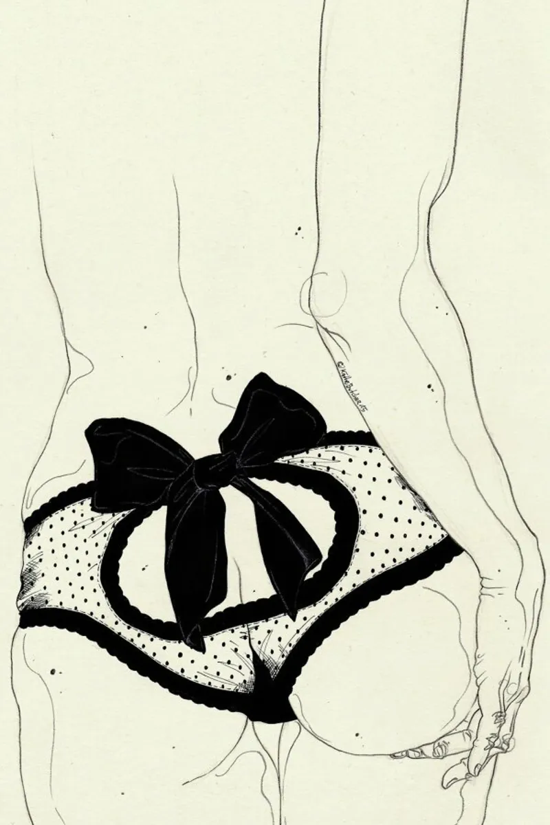 Leg Sketch Six carta hahnemühle da Kaethe Butcher