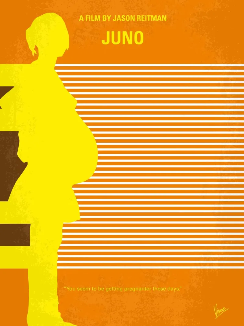 No326 My JUNO minimal movie poster poster con telaio in plastica da Chungkong