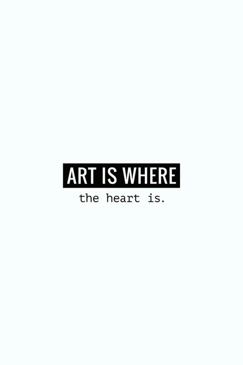Art is where the heart is pellicola backlit da Andreas Wundersee