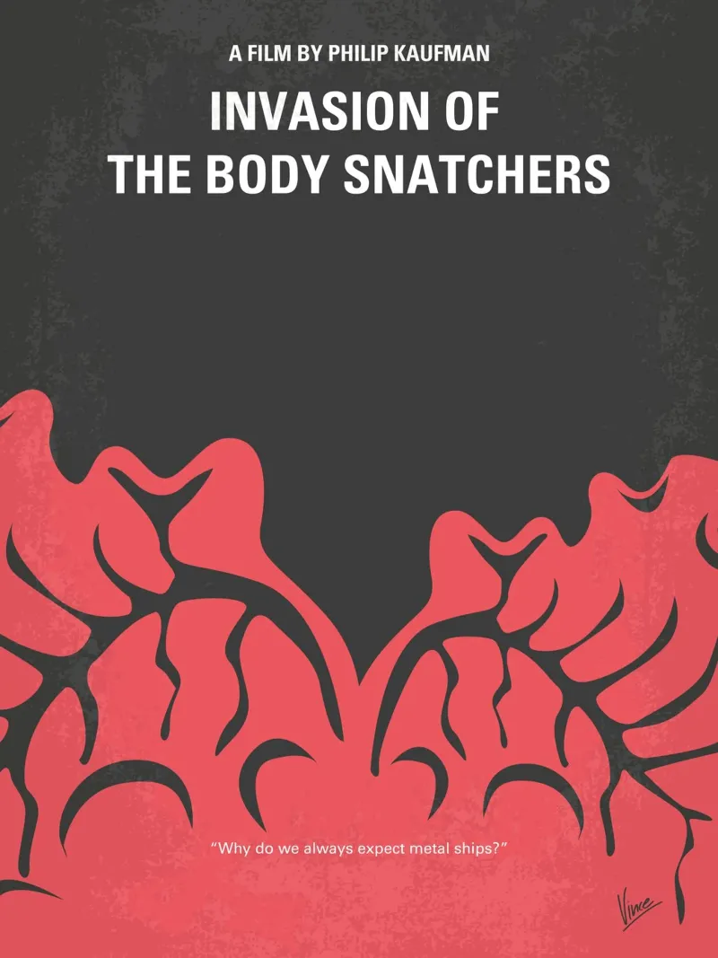 No374 My Invasion of the Body Snatchers minimal movie poster da Chungkong