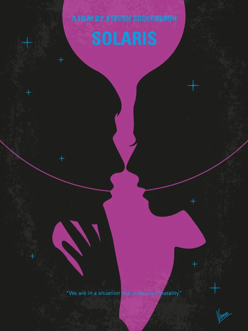 No385 My Solaris minimal movie poster poster da Chungkong