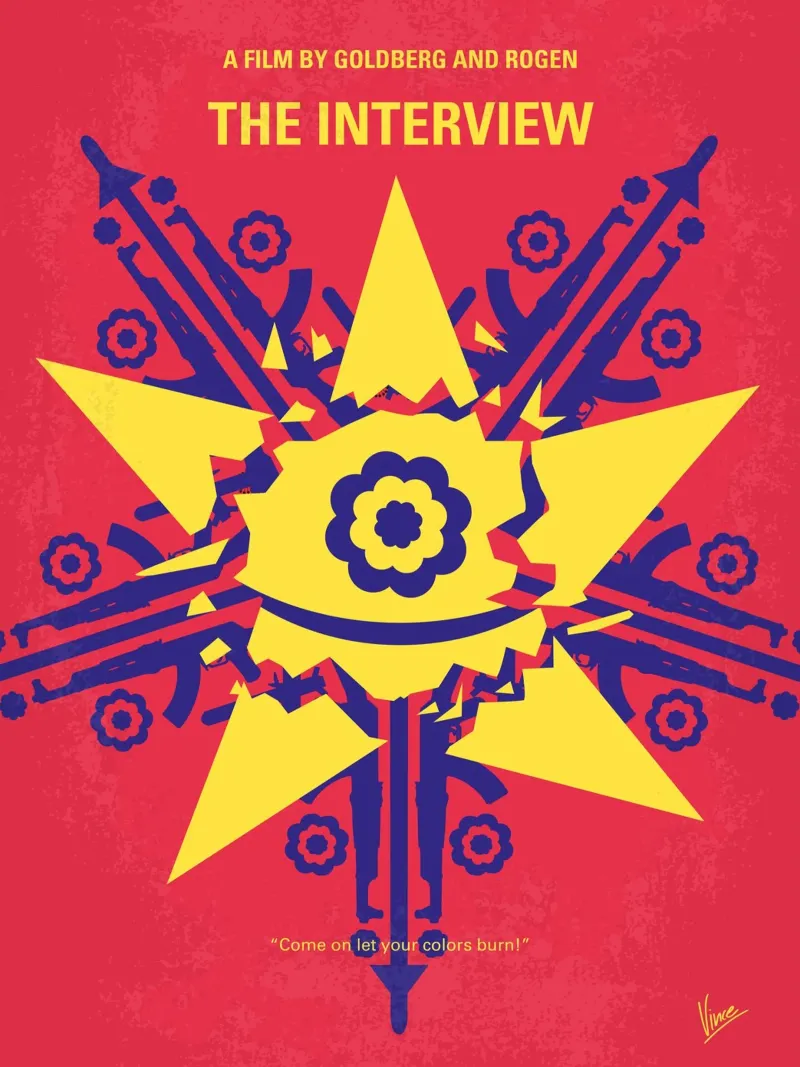 No400 My The Interview minimal movie poster poster da Chungkong