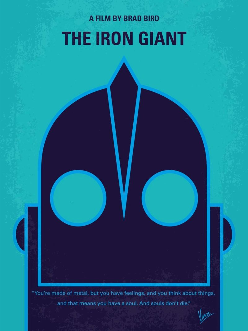No406 My The Iron Giant minimal movie poster poster by Chungkong