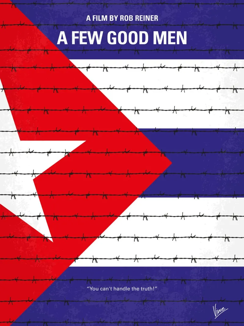 No417 My A Few Good Men minimal movie poster poster da Chungkong