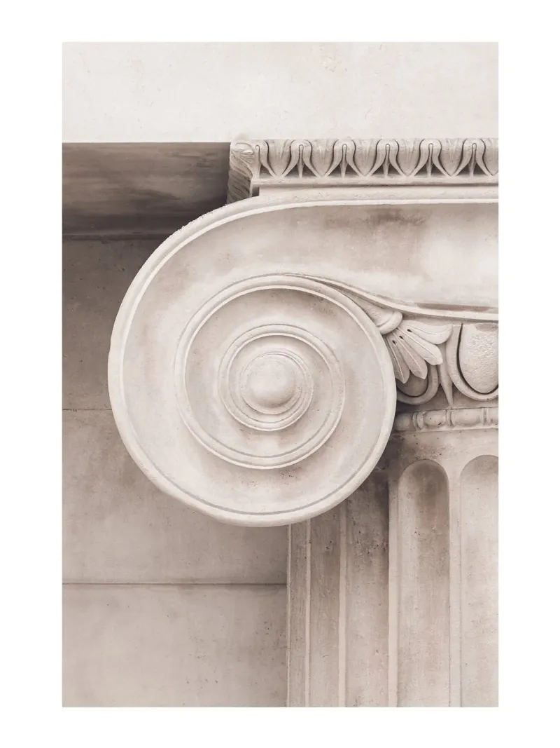 Colonna classica - Design architettonico antico pellicola backlit da Whole©