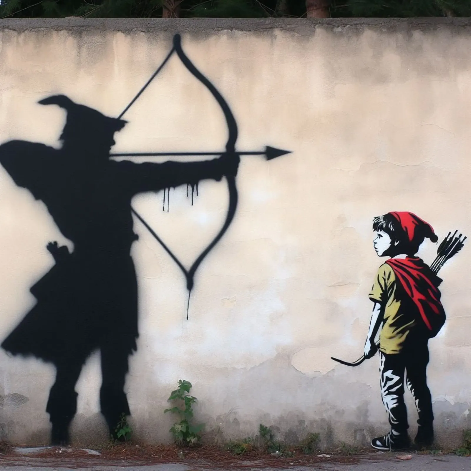 Robin Hood Stencils pellicola backlit da mrZang