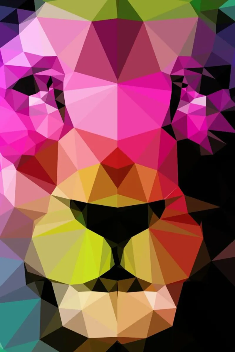 Wild Neon 01a poster con telaio in plastica da Three Of The Possessed