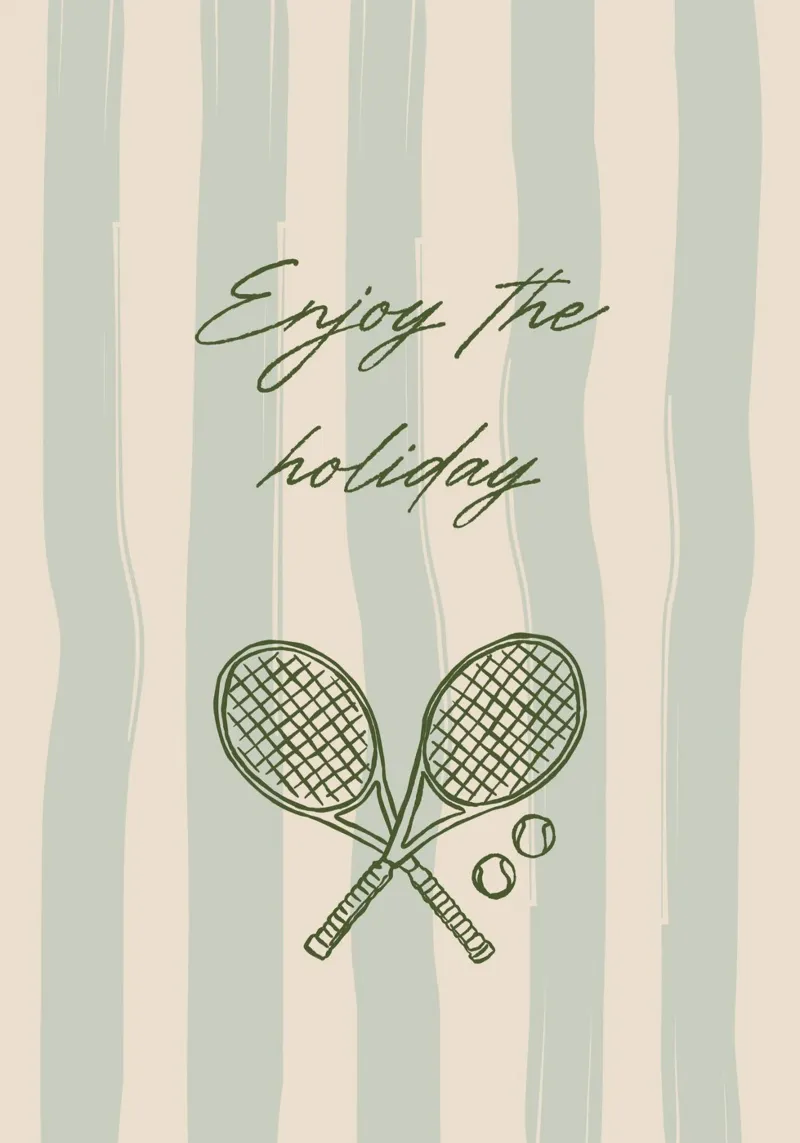 Boho Vacation 8 Enjoy the Holiday poster da Boho Print Collection