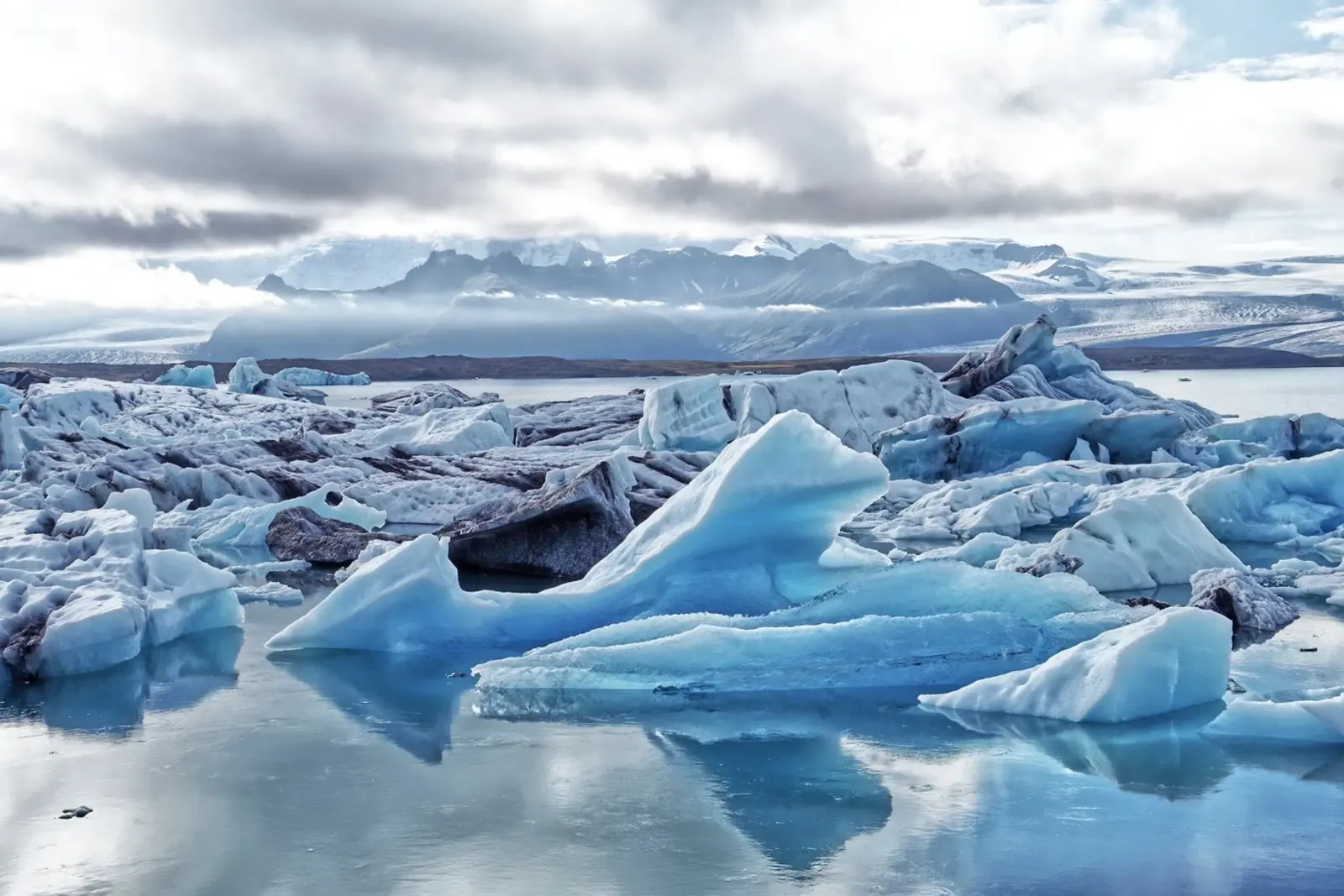 Jökulsárlón Glacier Lagoon carta hahnemühle da Fjöllart
