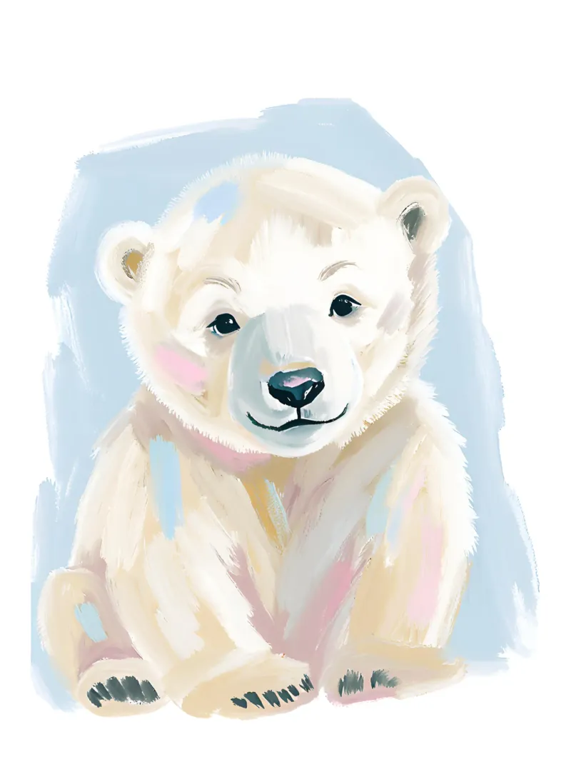 Kleiner Eisbär poster da Ohkimiko