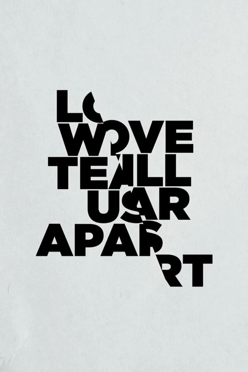 Love will tear us apart poster de Three Of The Possessed