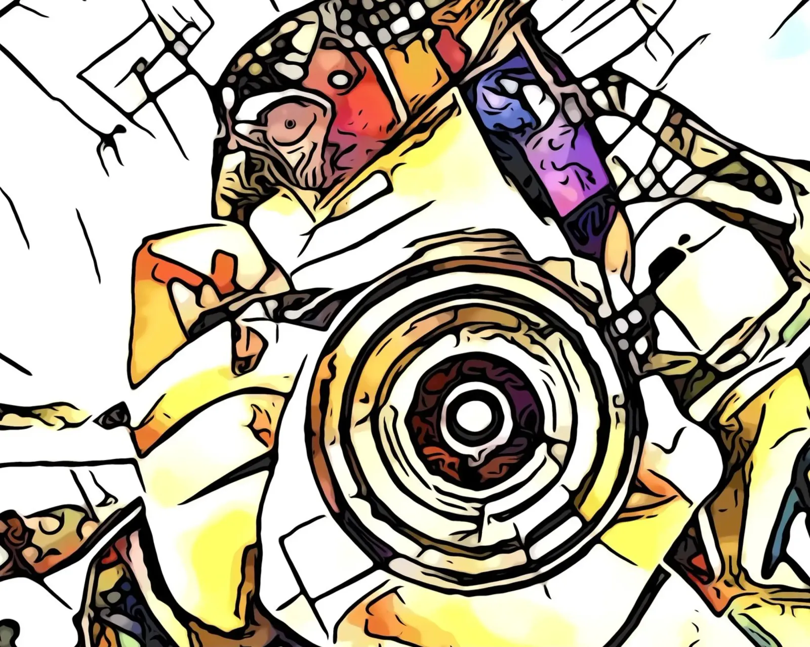 In search of motifs, motif 2 canvas by ZAMART