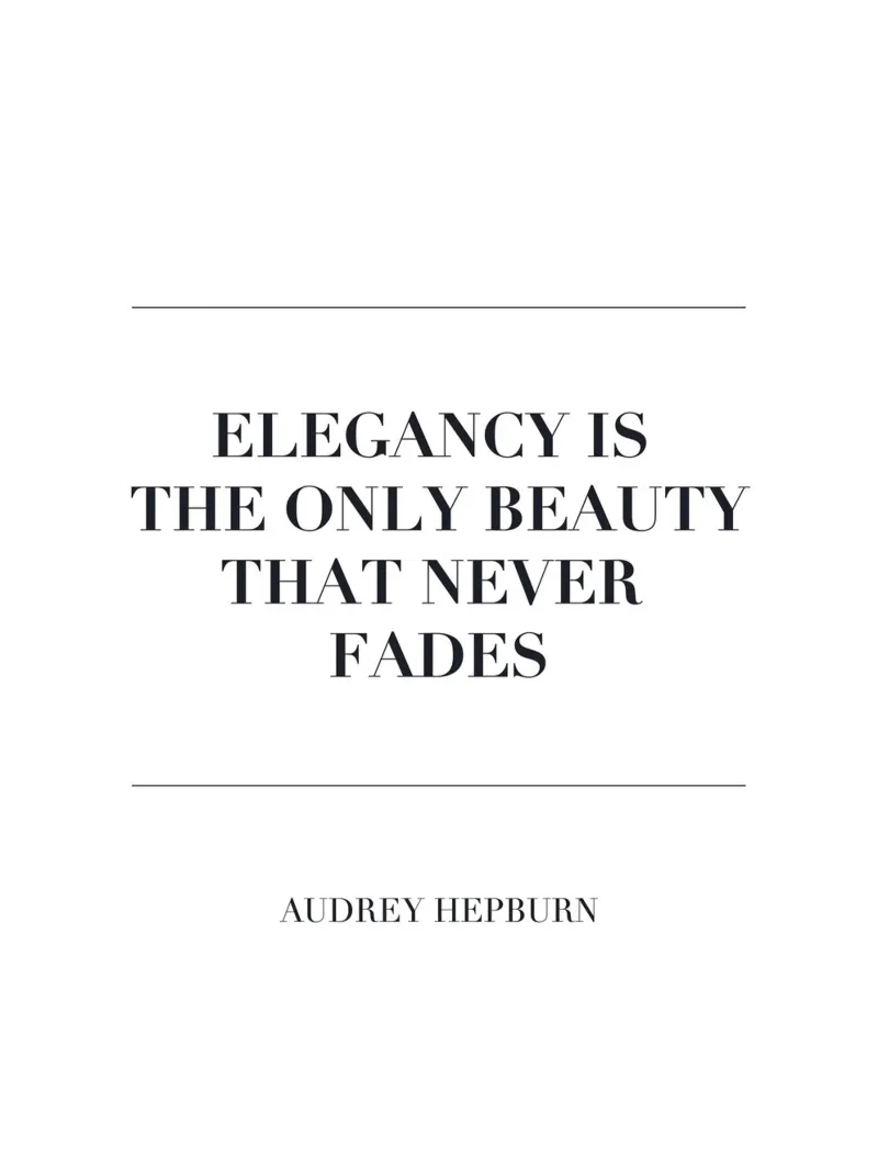 Elegante Typografie – Audrey Hepburn Zitat carta hahnemühle da Whole©