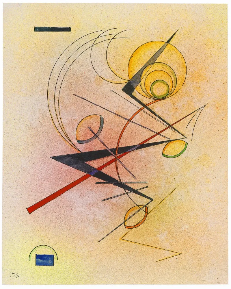 Kandinsky - Piccolo caldo pellicola backlit da ARTOTHEK