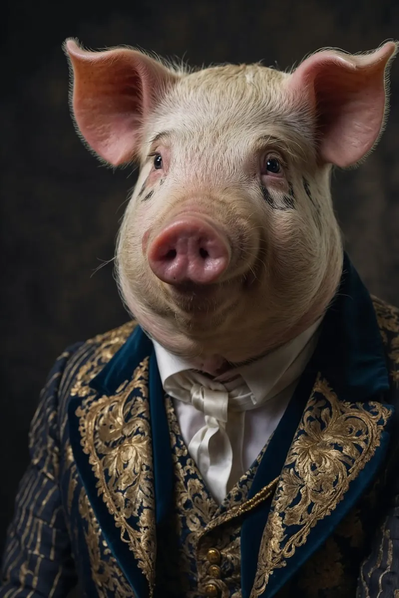Lord Wallow – The Gentle Noble of the Farm hahnemühle by Beasts of Nobility