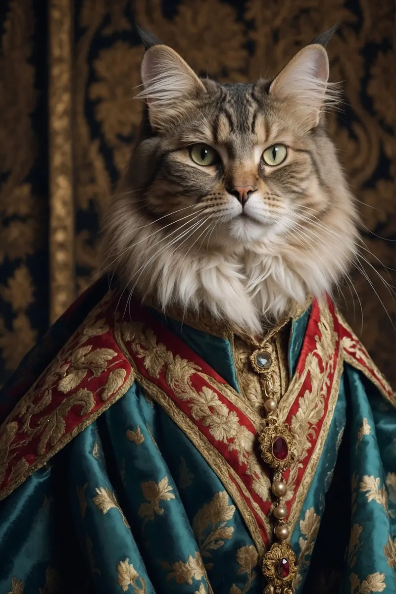 Lord Whiskerton - Der königliche Aristokatze Poster von Beasts of Nobility