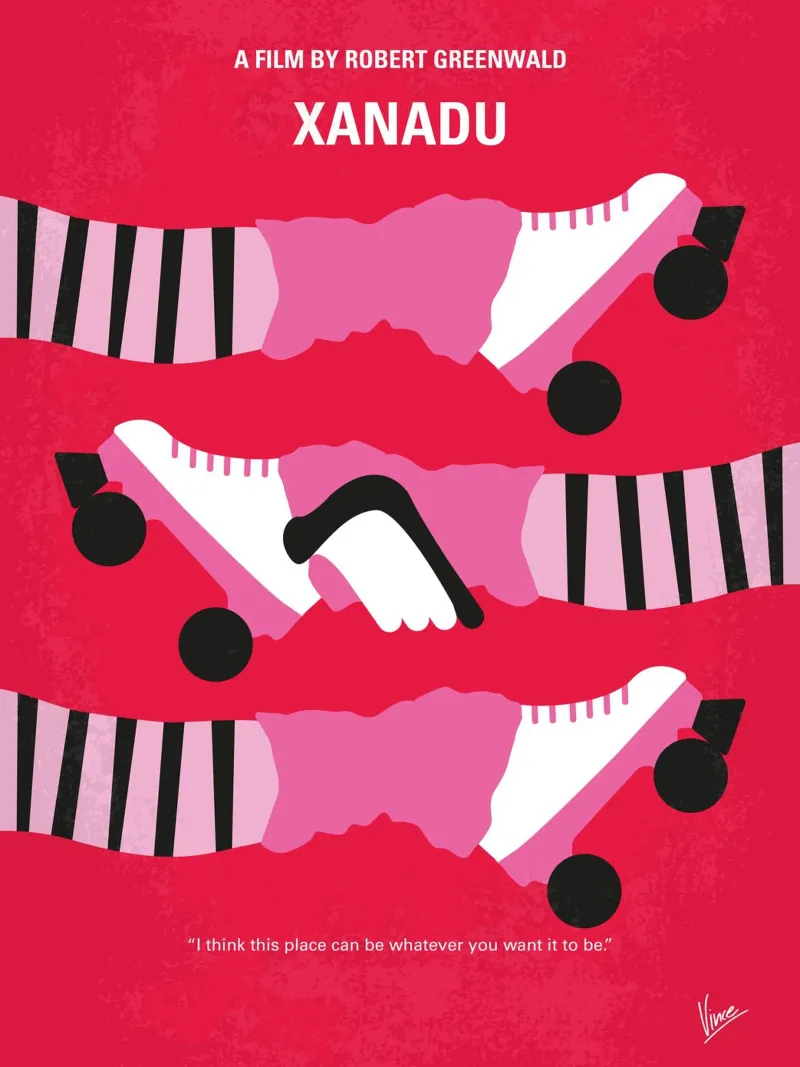 No516 My Xanadu minimal movie poster plexiglass da Chungkong