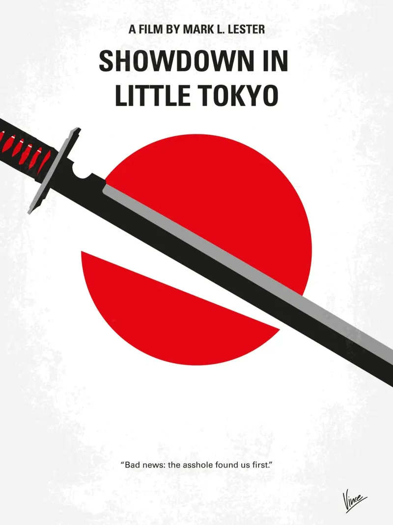 No522 My Showdown in Little Tokyo minimal movie carta hahnemühle da Chungkong