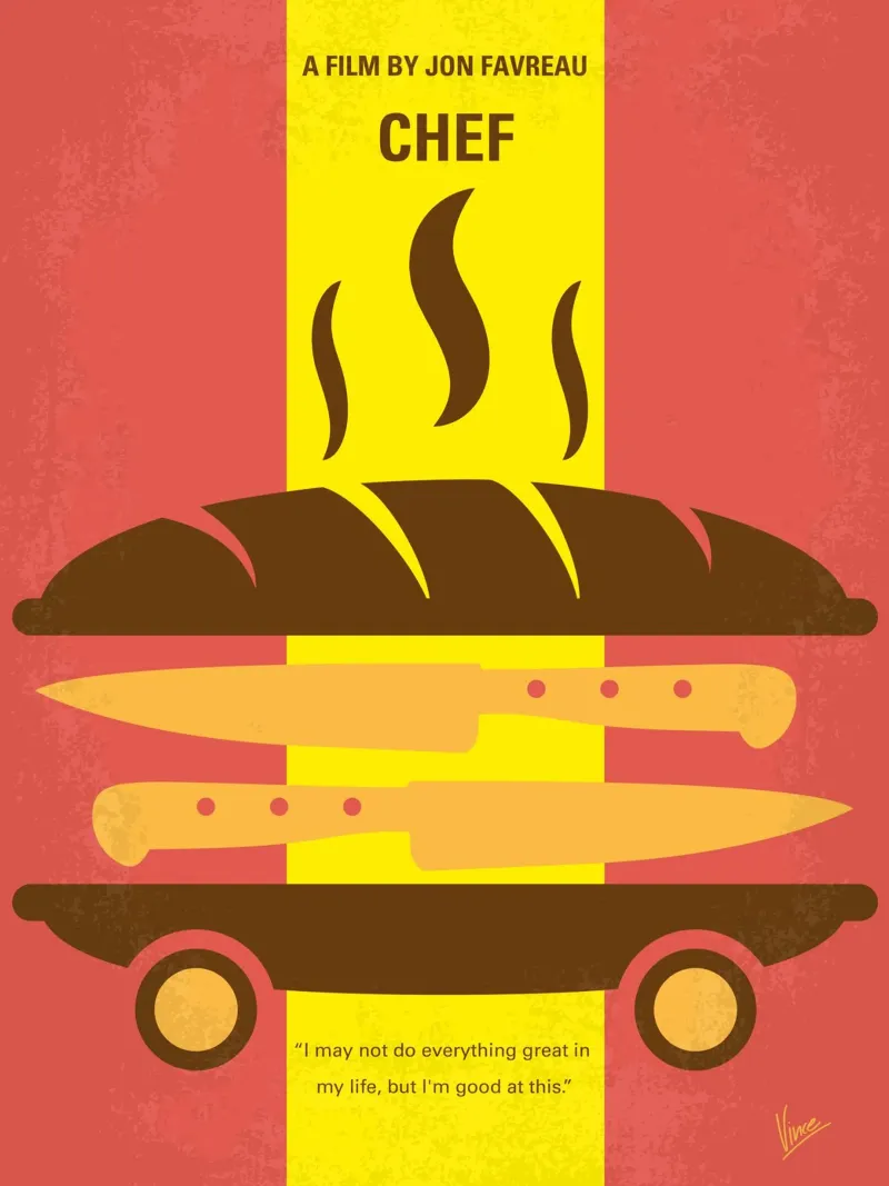 No524 My CHEF minimal movie poster poster da Chungkong