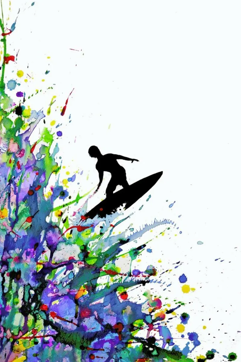 A Pollock's Point Break pellicola backlit da Marc Allante