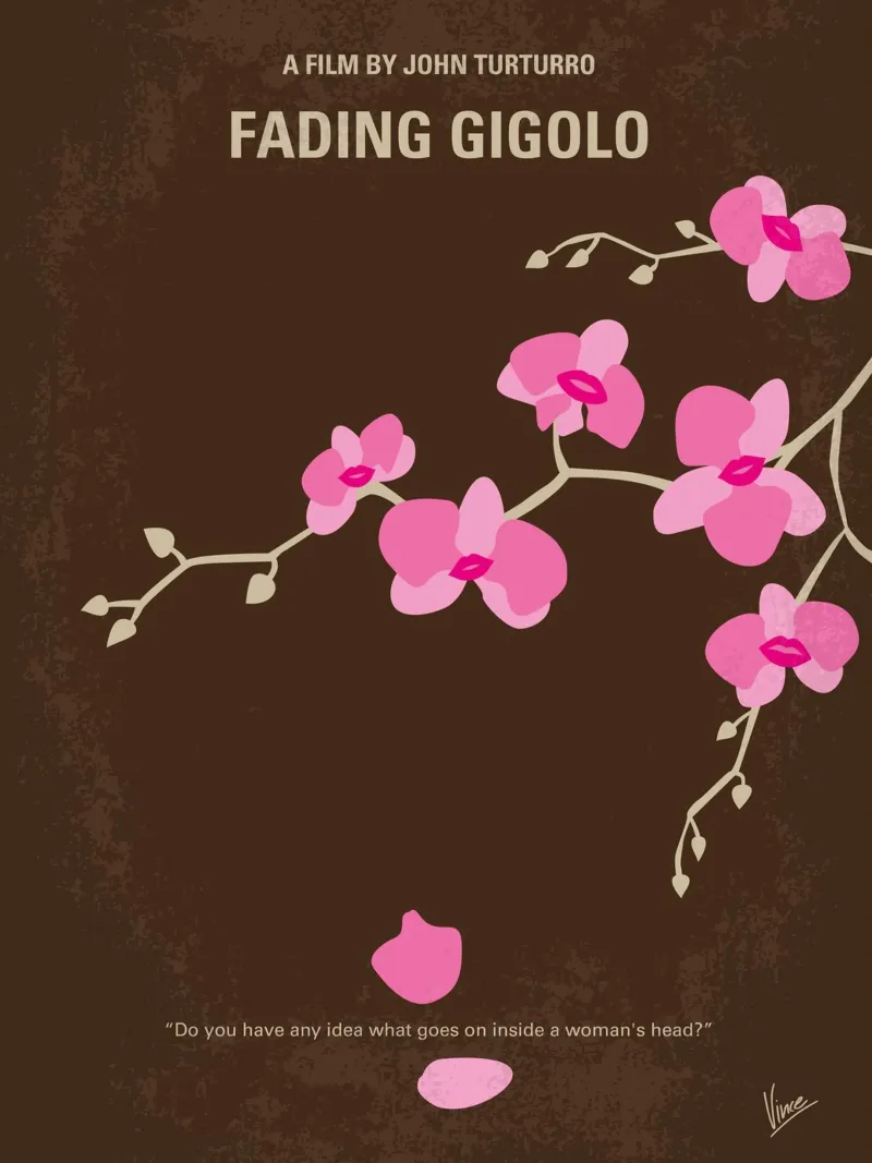 No527 My Fading Gigolo minimal movie poster poster da Chungkong
