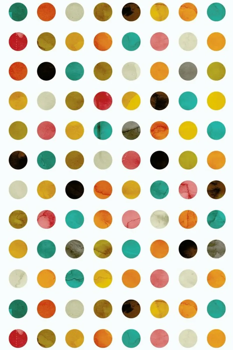 Autumnal Polka Dot pellicola backlit da cafelab