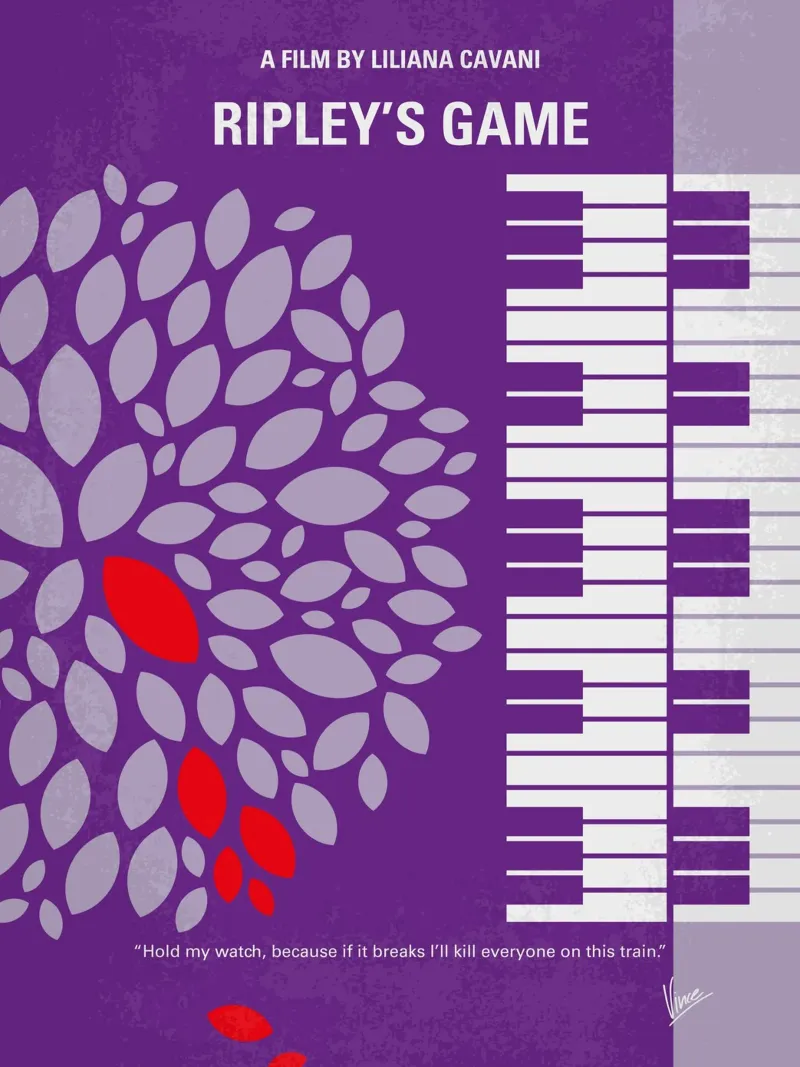 No546 My Ripleys Game minimal movie poster poster da Chungkong