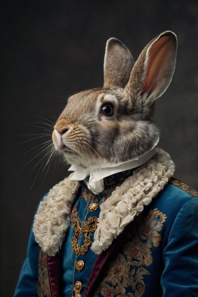 Sir Thistledown – The Aristocratic Hare poster by Beasts of Nobility