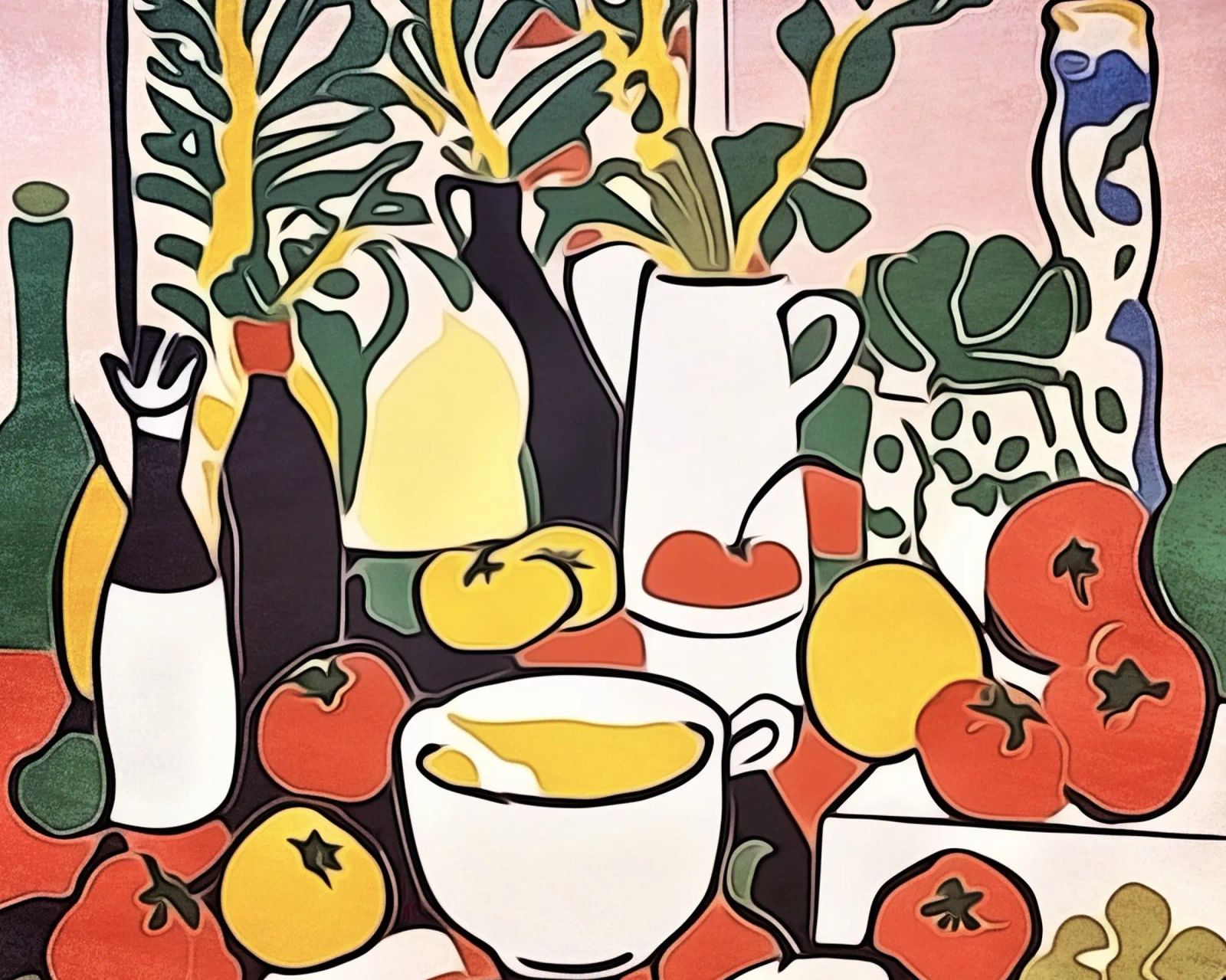 Les tomates dans la cuisine poster de ZAMART