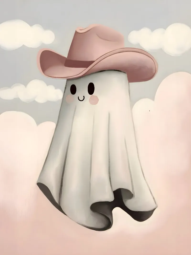 Salve Fantasma poster con telaio in plastica da cafelab