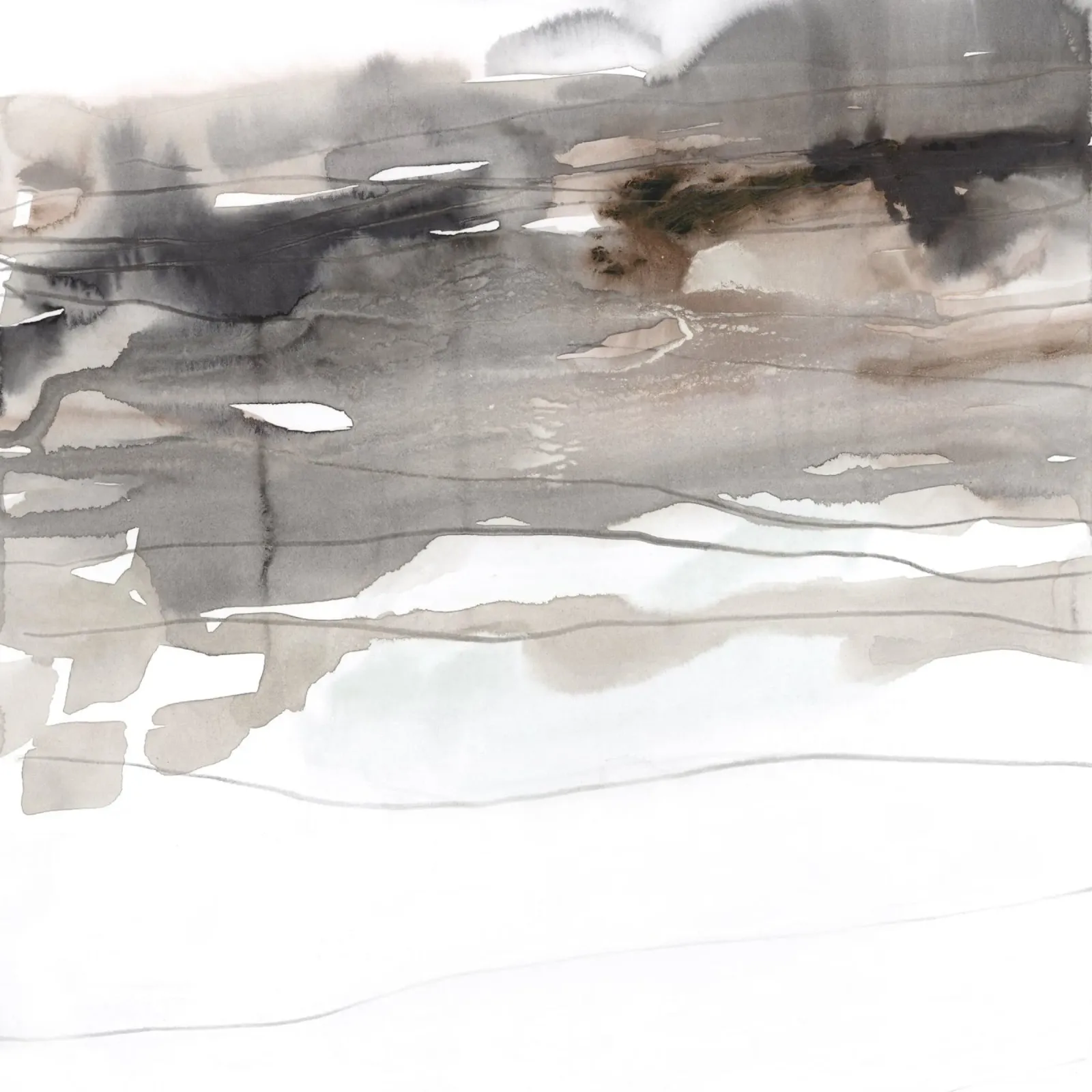 dissolving abstract landscape carta hahnemühle da IRIS LEHNHARDT FINE ART