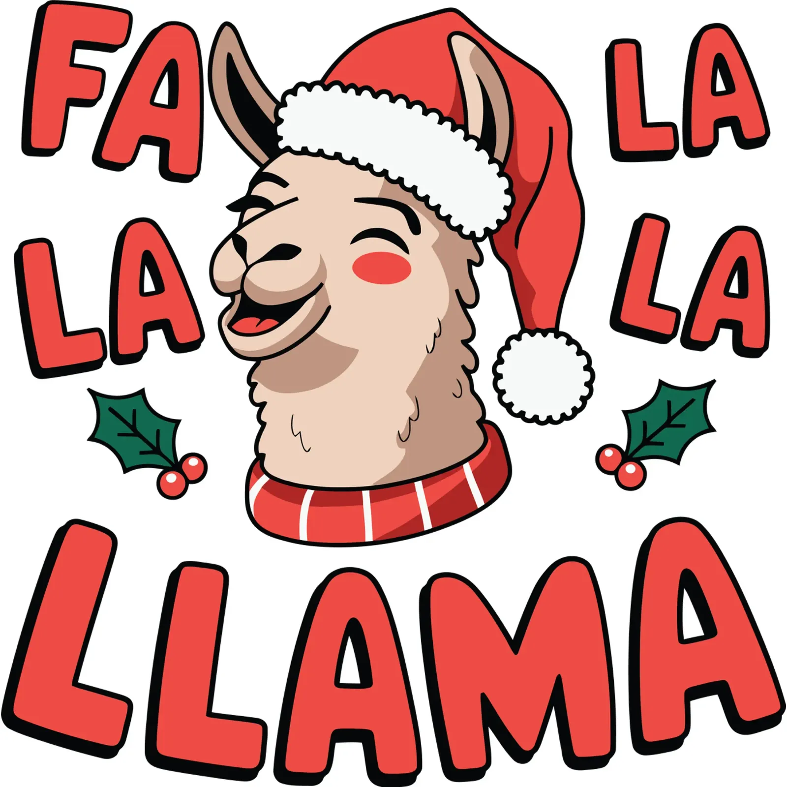 Fa la la la llama hahnemühle by edsonramosart